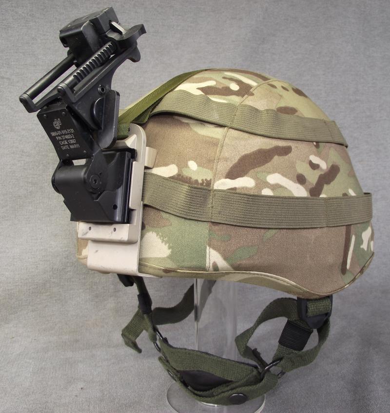 British Army MK7 Ballistic Helmet with NV Mount.