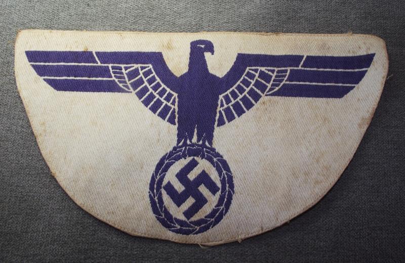 WW2 Kriegsmarine Sports Shirt Cloth Eagle Patch.