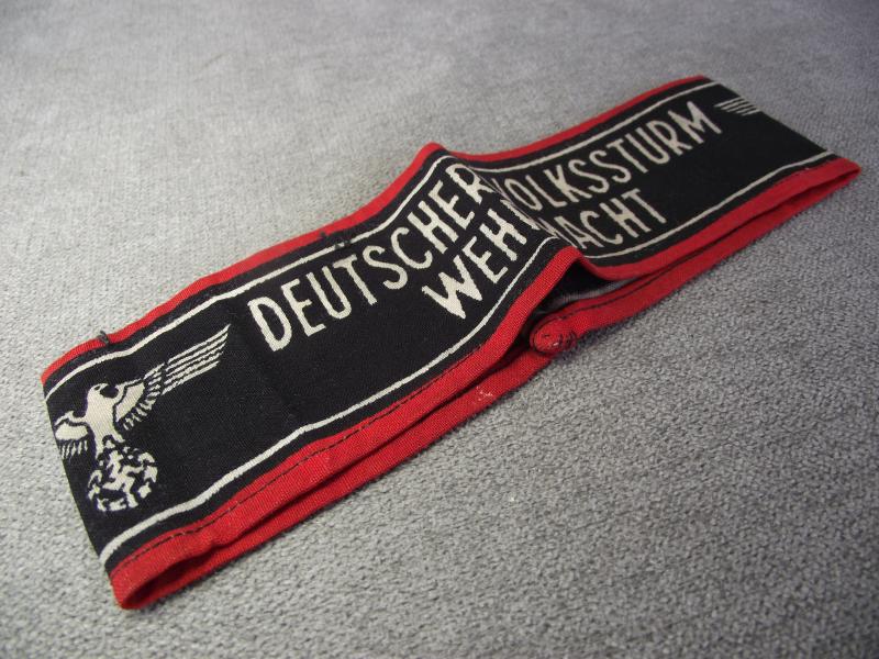 Deutsche Volkssturm Wehrmacht Armband.