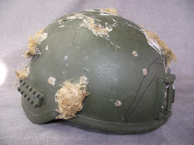 Ukranian Front Battle Damaged Russian 6B47 Ballistic Combat Helmet.