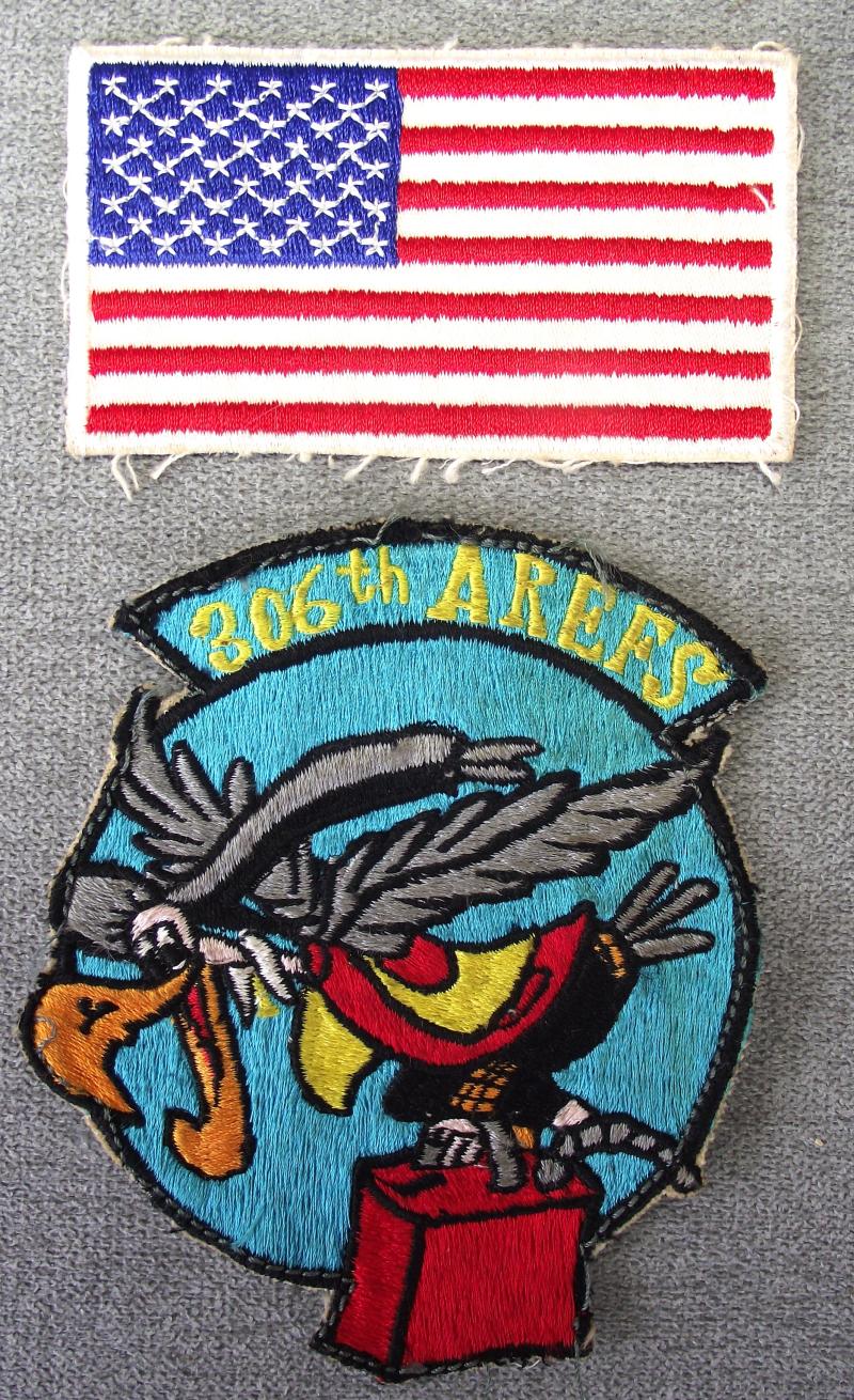 Vintage U.S.A.F. 306th Air Refuelling Squadron Patch.