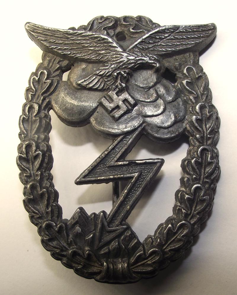 WW2 German Luftwaffe Ground Assualt Badge. Arno Wallpach