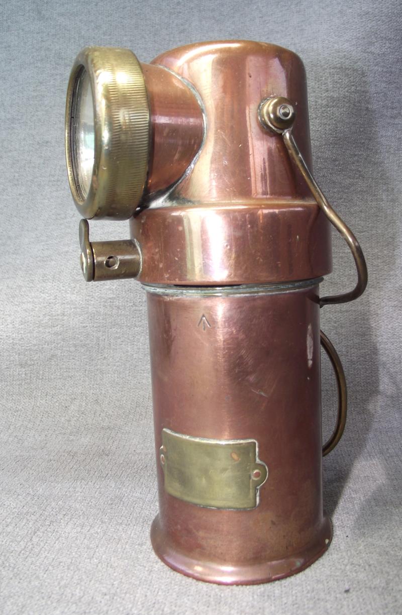 British Army WW2 Safety Lamp. Barnsey Type.