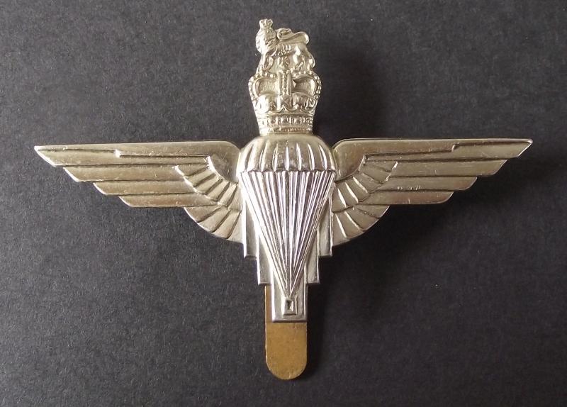 British QC Para Cap Badge.