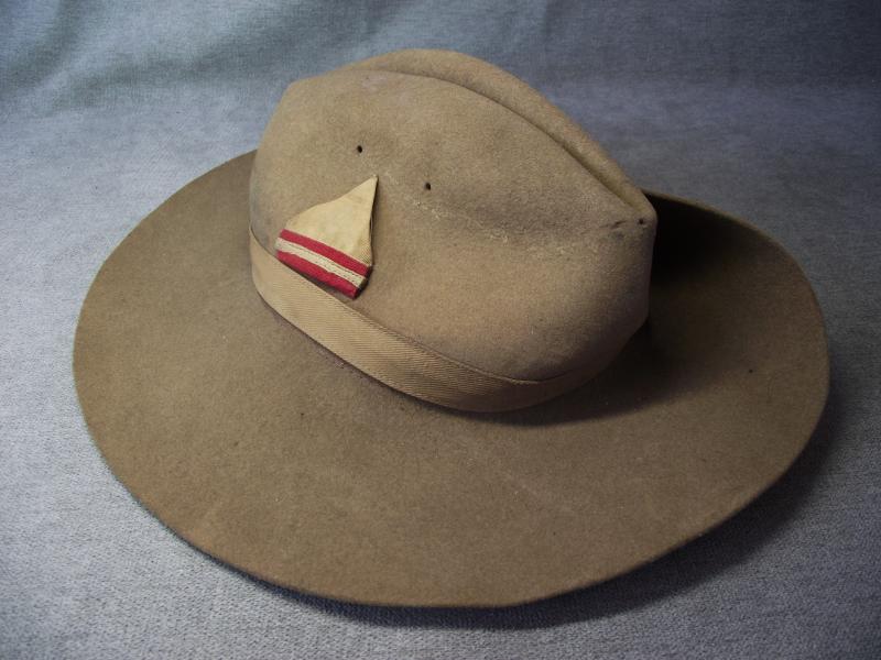 WW2  R.W.A.F.F.  Slouch Hat with Formation Patch.