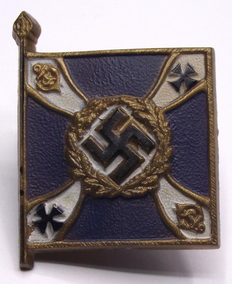 WW2 German Wehrmacht Flag Day Donation Badge.