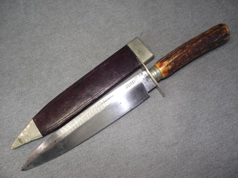 Victorian Bowie Knife. ''The Hunters Companion''. J.Dobby, 16 Wych Street.