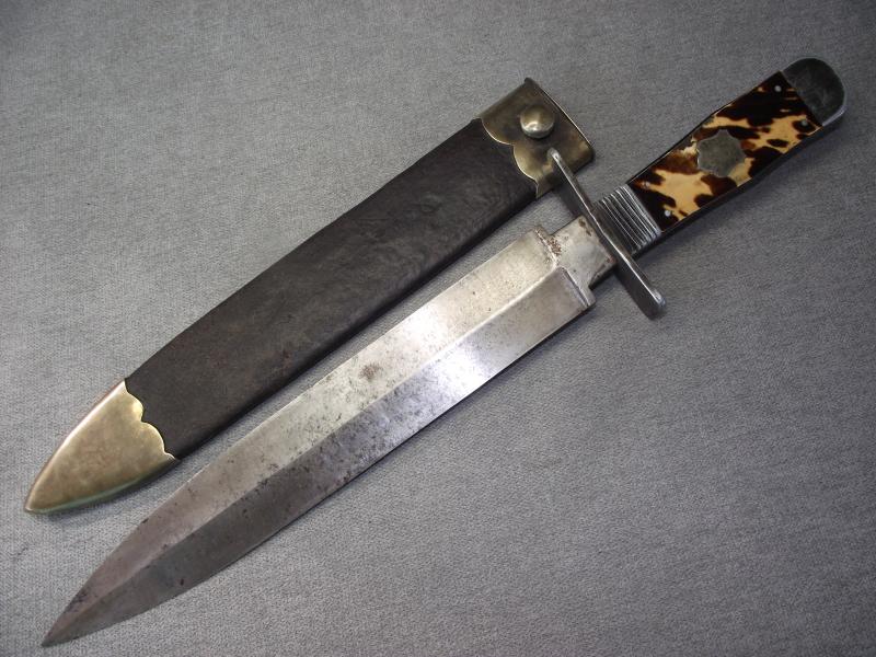 Massive Victorian Spear Point Bowie Knife. NO PAYPAL PAYMENTS PLEASE.