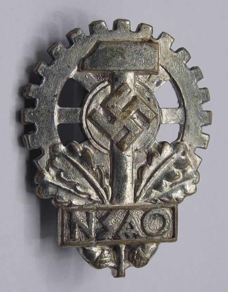 WW2 German N.S.A.O. Membership Badge. Deschler.