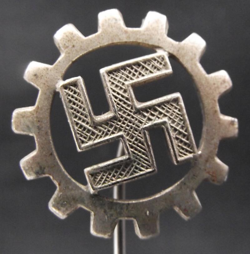 WW2 German Stick Pin. D.A.F. Membership.