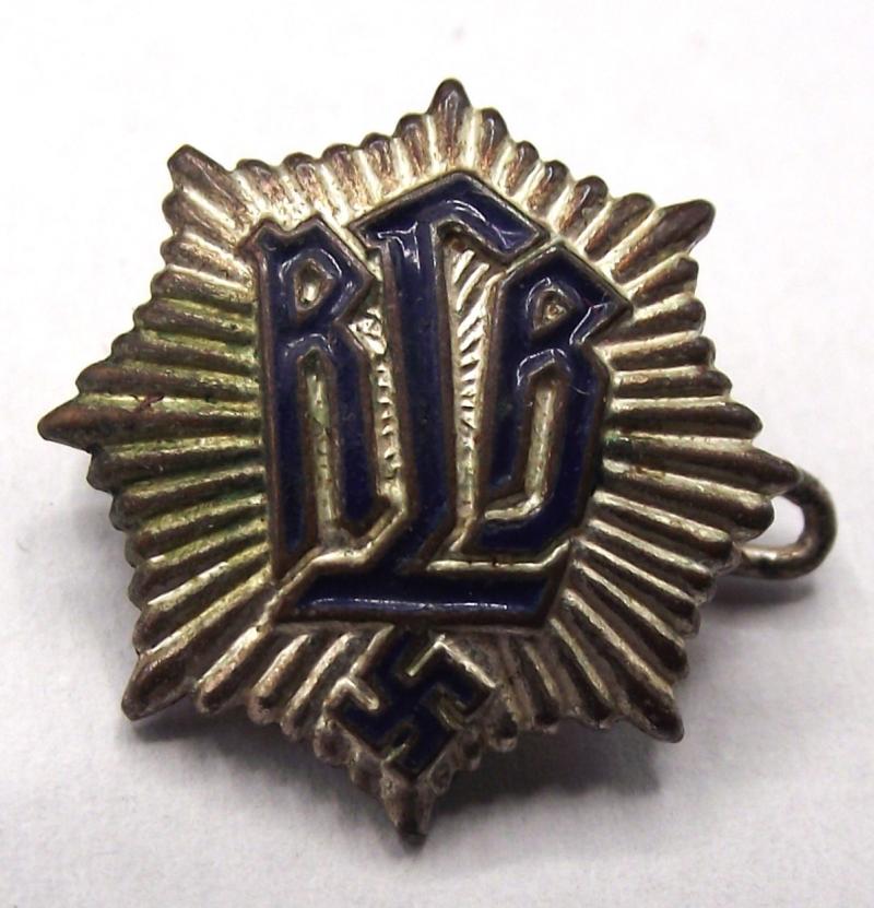 WW2 German Lapel Membership Badge. R.L.B. 16mm.