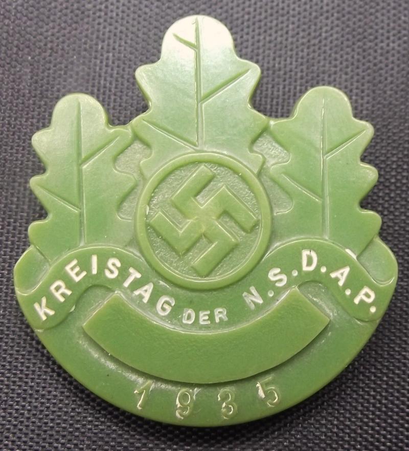 NSDAP Event Badge/Tinnie. Kreistag, 1935.