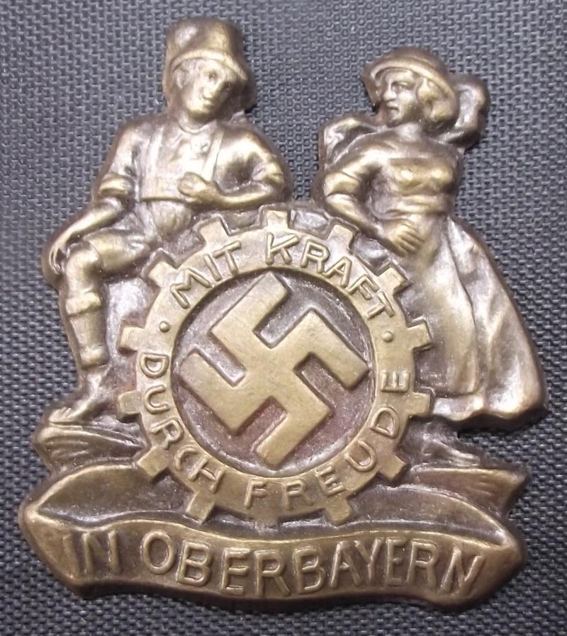 KDF Event Badge/Tinnie. In Oberbayern.