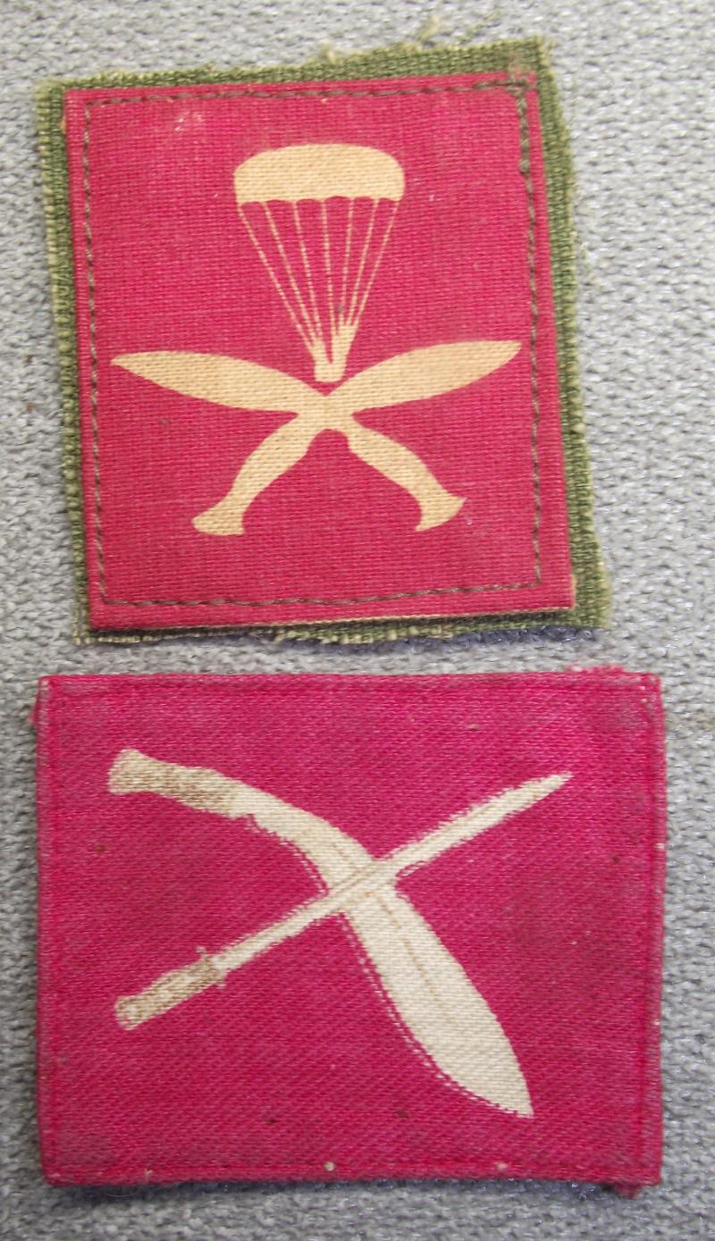 2 X Gurkha Regiment Formation Patches.