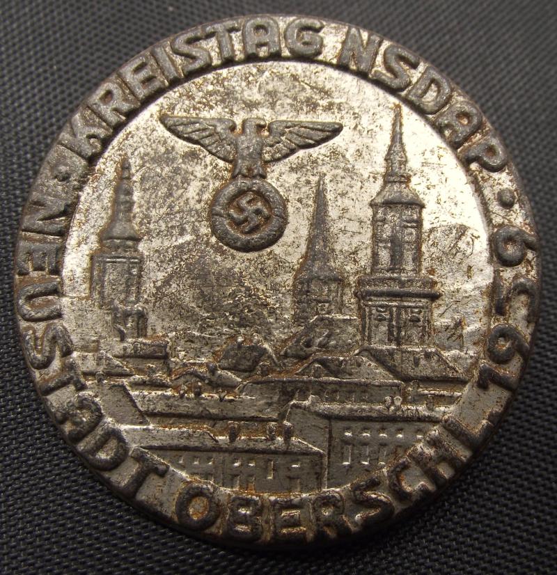 NSDAP Event Badge/Tinnie. Kreistag, 1939.