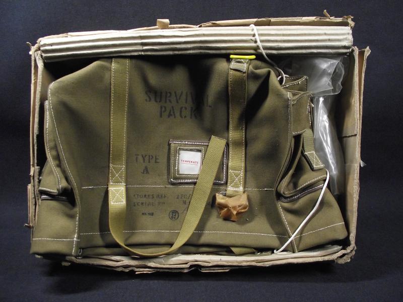 Unissued RAF Aircraft Survival Pack Type ''A''.