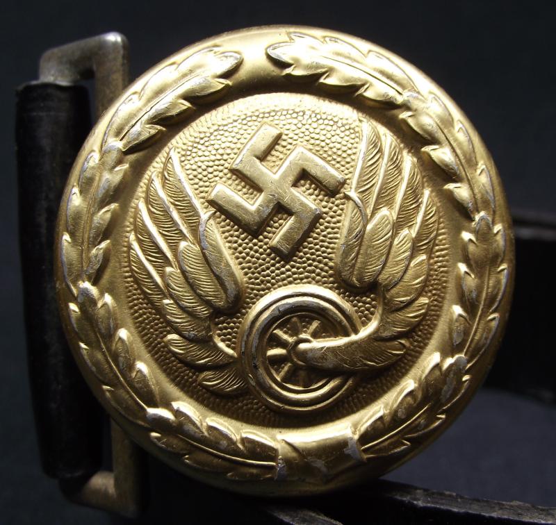 Bahnschutze, Reichsbahn Official's, Belt and Buckle.