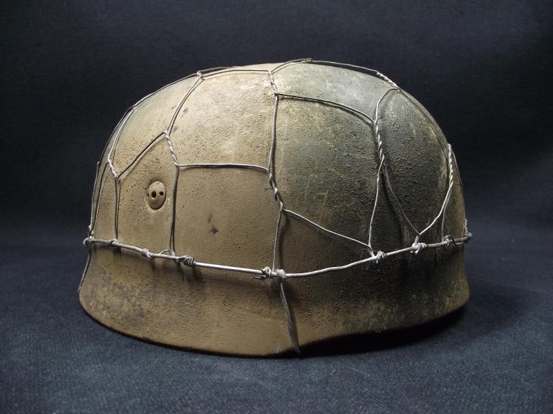 Reproduction German Fallschirmjager Camo Helmet.