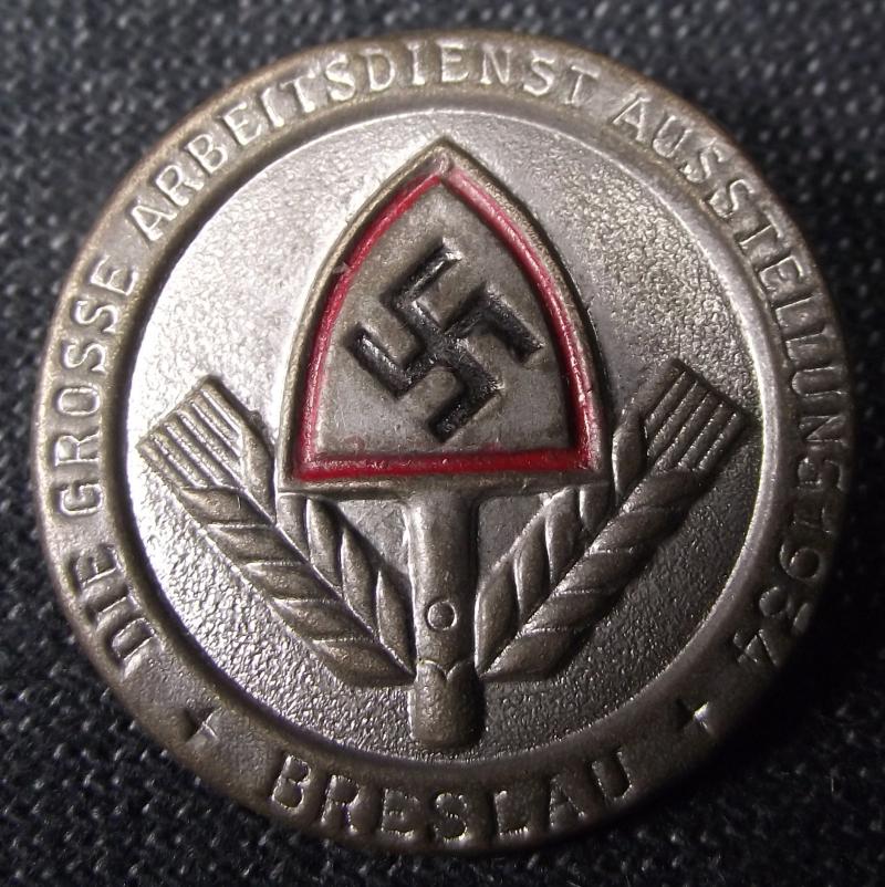 RAD Event Badge/Tinnie. Breslau, 1934.