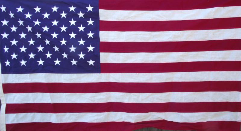 US Stars and Stripes Mutli Stitched Flag. 34x59 inch.