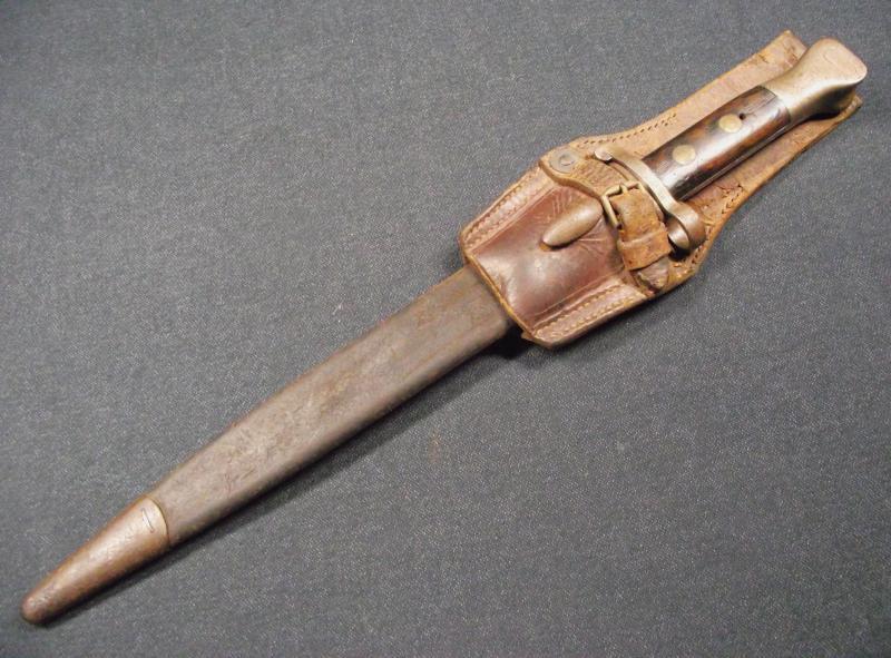 British Pattern 1888 Type 2 Lee Metford Bayonet and Frog. Untouched!