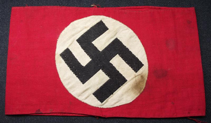 NSDAP Armband with RZM Paper Label.
