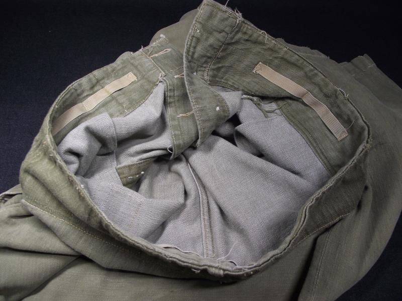 1945 Dated British Trousers, Overalls, Denim.