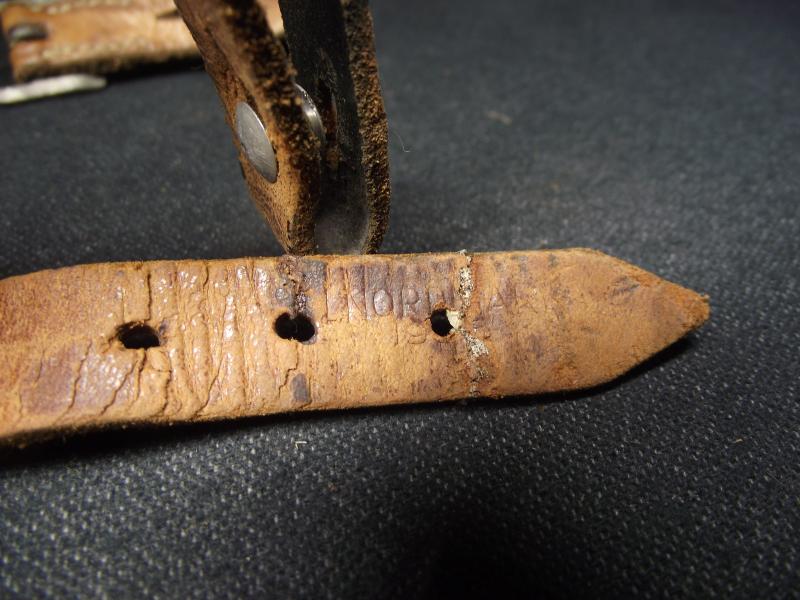 Complete WW2 German Steel Helmet Chinstrap.