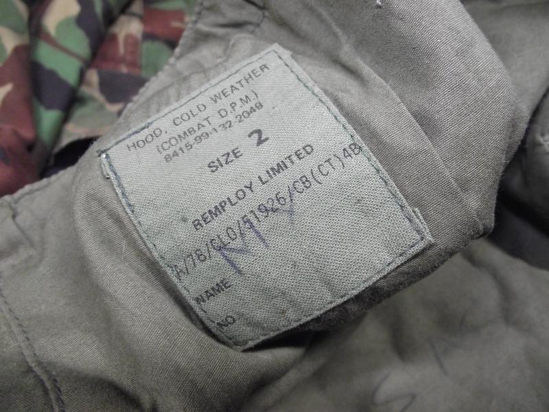 British 68 Pattern DPM Combat Smock with Hood, Named.. Falklands.
