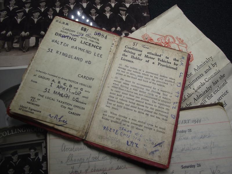 WW2 Royal Navy Medal Group and Photos. Normandy and Cardiff Connection.