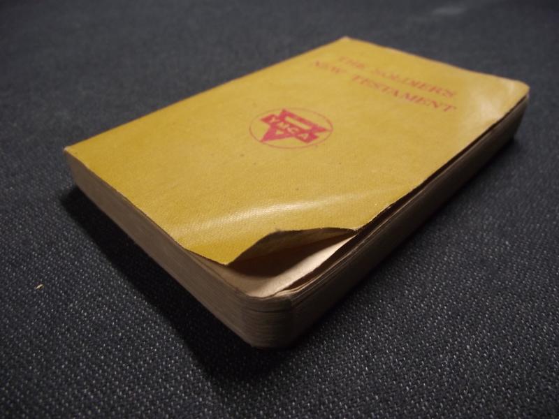 1944 Dated Soldiers New Testament with 1946 Dated German Written Sentiment.