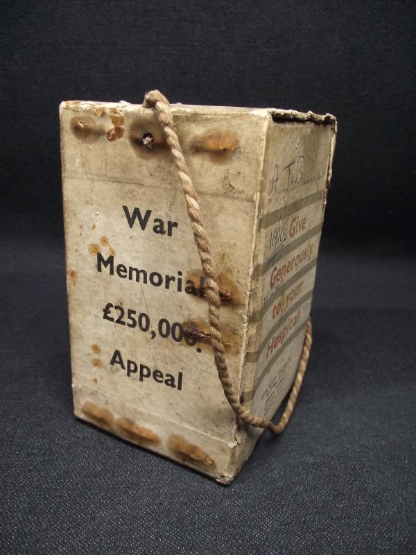 1948 Dated Northampton General Hospital War Memorial Appeal Collection Box.