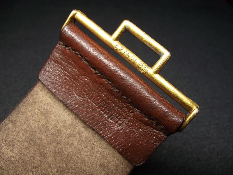 NSDAP Political Leader Belt and Buckle. M4/72, Deumer.