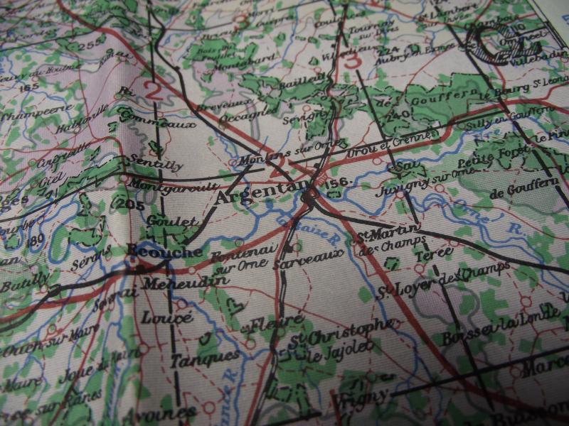 British 1943 Dated Map. Cherbourg & Caen. Normandy Invasion.