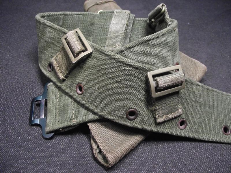 1945 Dated British 44 Pattern Pistol Holster and 44 Pattern Belt.