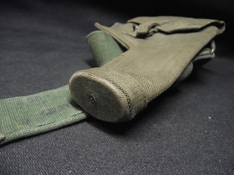 1945 Dated British 44 Pattern Pistol Holster and 44 Pattern Belt.