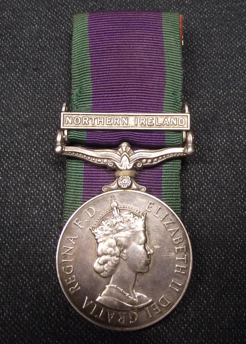 Welsh Guards GSM Medal. Northen Ireland .
