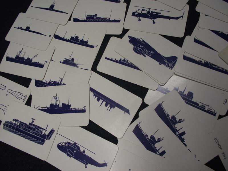 Royal Navy Silhouette Recogntion Flash Cards. Falklands.