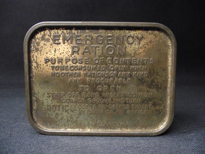 WW2 British Emergency Ration Tin.
