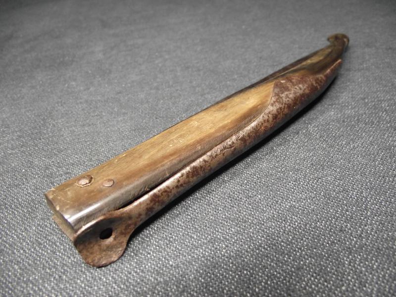 19th Century Spanish Navaja Folding Lock Knife.