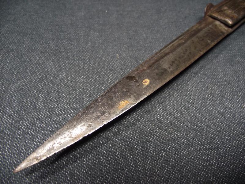 19th Century Spanish Navaja Folding Lock Knife.