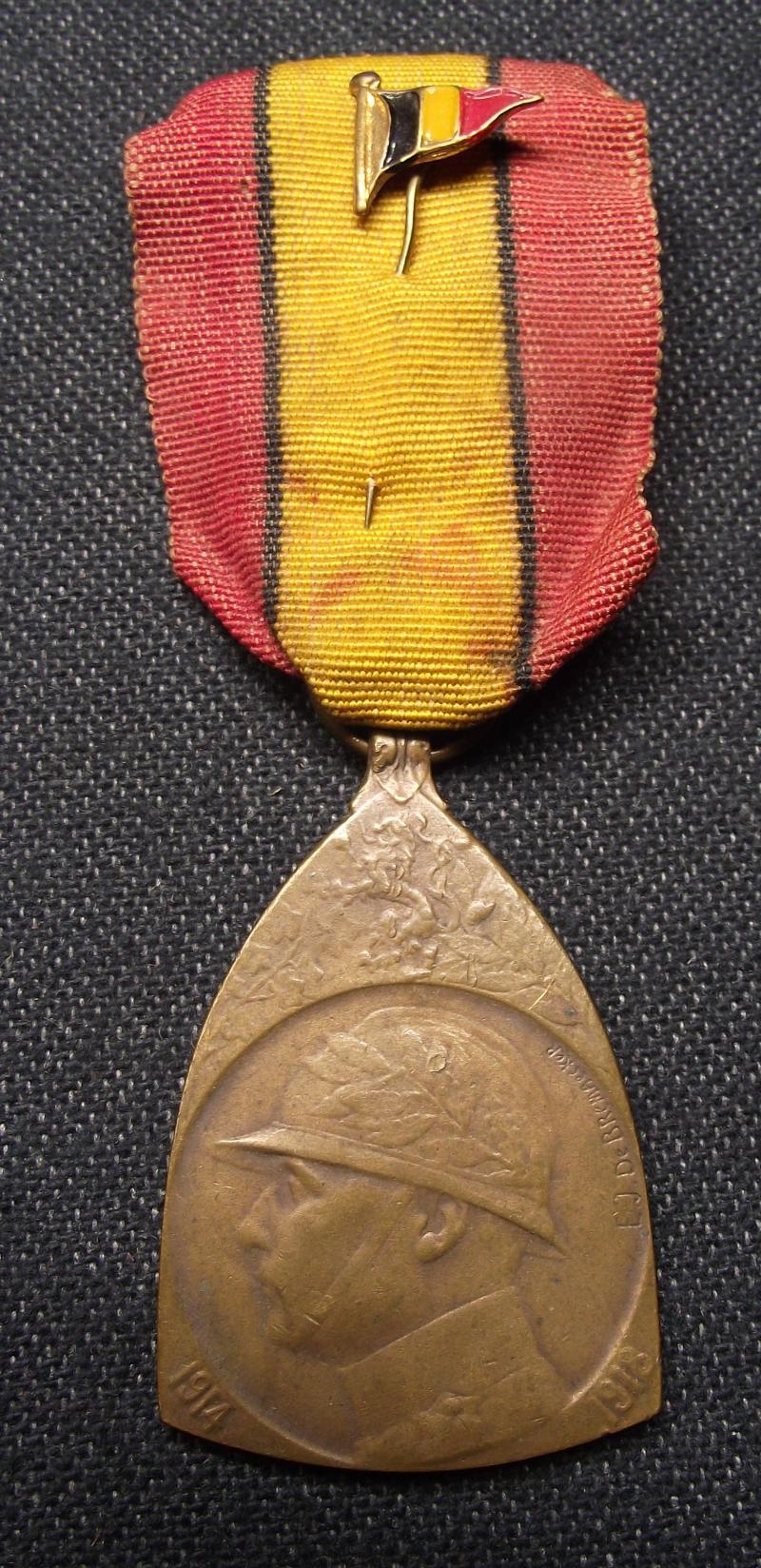 WW1 Belgium Campaign Service Medal.