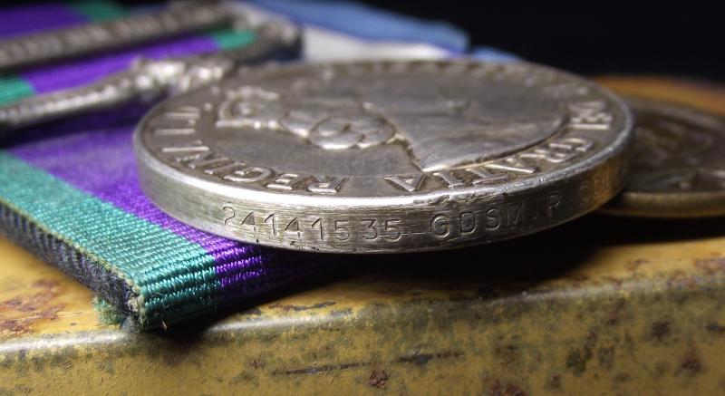 Mounted GSM, Northern Ireland, and UN Medal Pair. Coldstream Guards.