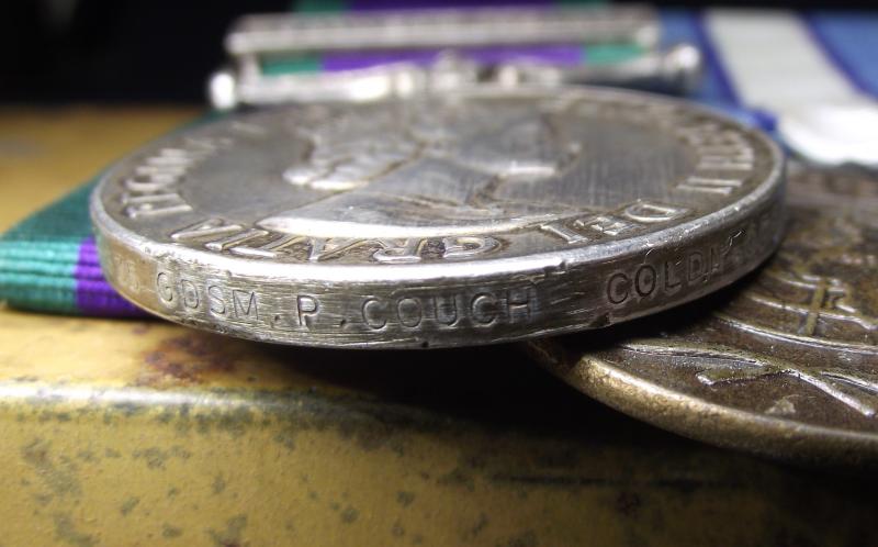 Mounted GSM, Northern Ireland, and UN Medal Pair. Coldstream Guards.