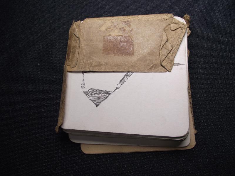 Vintage Pack Military Semaphore Instruction Cards.