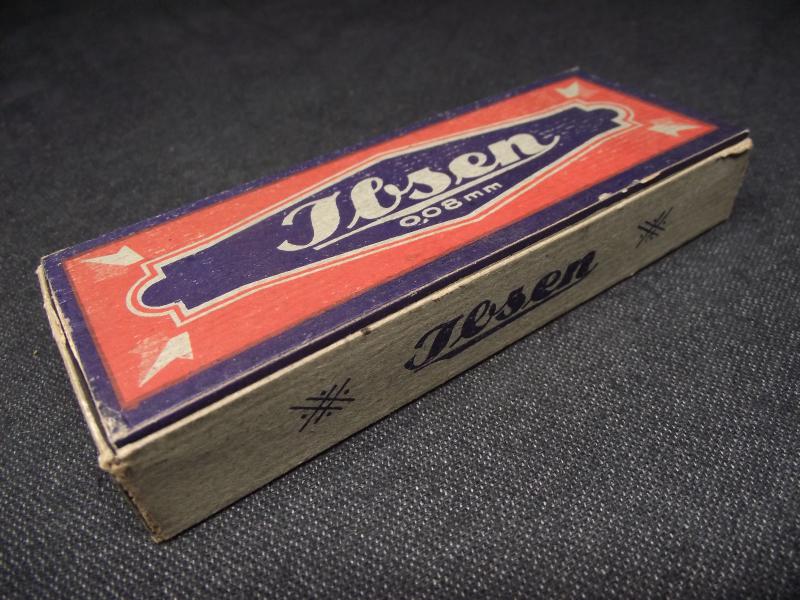 WW2 German Full Boxed Ibsen Razor Blades, Containing 10 Boxes of 20 Blades..
