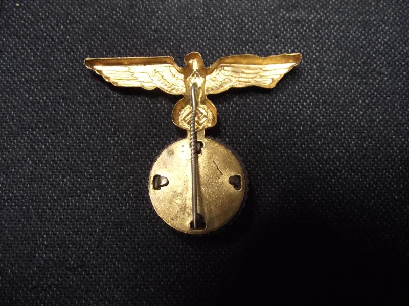 WW2 German EM/NCO Tellermutze ''Donald Duck'' Combination Insignia.