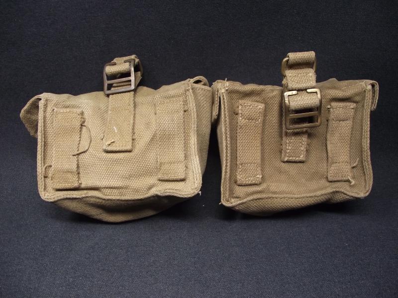 WW2 Home Guard Web Pouches, 1942.