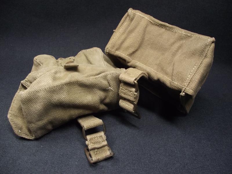 WW2 Home Guard Web Pouches, 1942.
