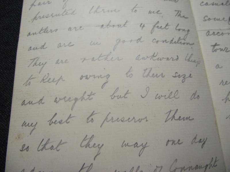 Two Boer War Personal Letters, Surgeon RAMC G.Goldsmith.